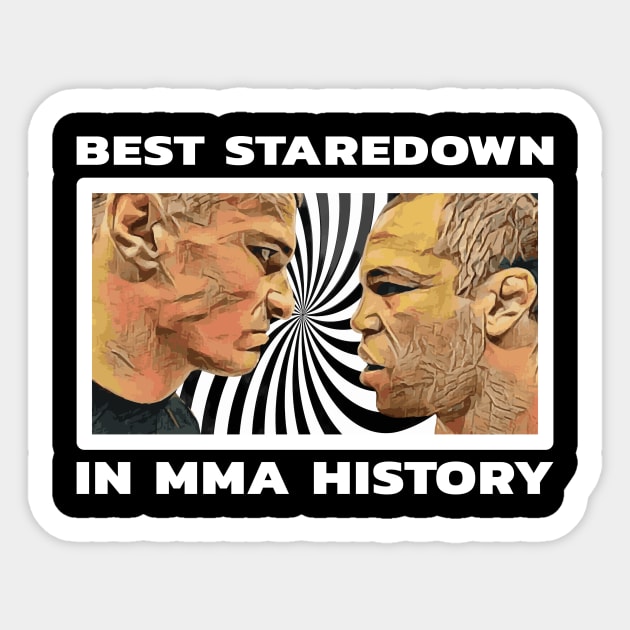 Best Staredown In MMA History Sticker by FightIsRight